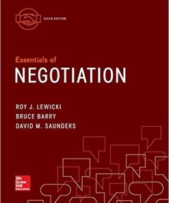 Essentials of Negotiation 6th by Bruce Barry