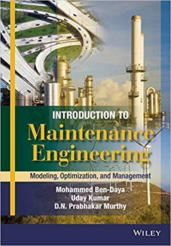 Introduction To Maintenance Engineering Modelling Optimization And Management