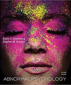 Abnormal Psychology 2nd by Robin S Rosenberg